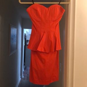 Bebe orange dress